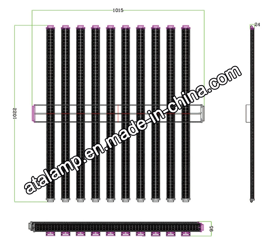 Spyder 400W/600W/800W/1000W Full Spectrum LED Grow Lights for Medical Plants and Hydroponics Indoor Plants