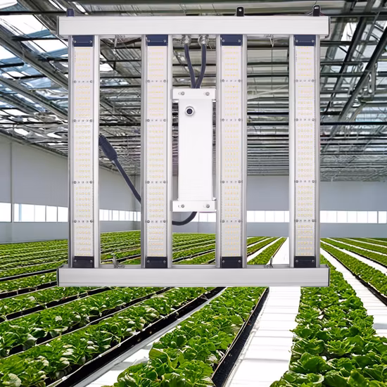 水耕栽培サムスン折りたたみ式 LED 成長ライト 480W 640W 800W 1000W 植物成長用折りたたみ LED